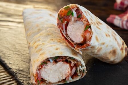 Шаурма с люля-кебабом  