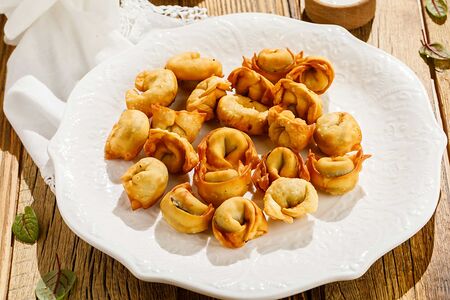 Чучвара жареная