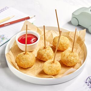 Куриные шарики с кетчупом 5шт
