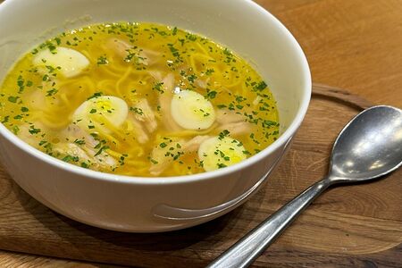 Суп куриный с лапшой - ланч