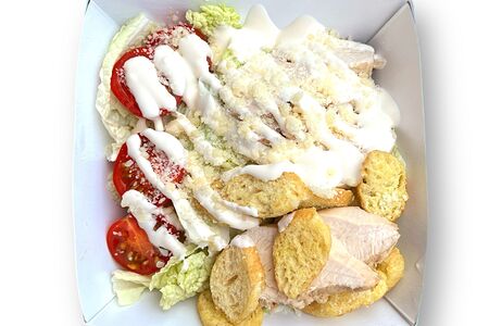 Салат Цезарь с курицей