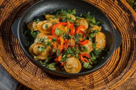 Пельмени Вок по-русски