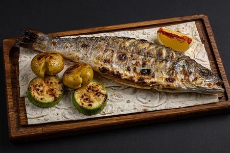 Сибас на гриле