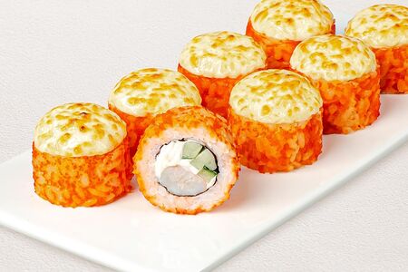 Ролл Тигровая креветка с моцареллой