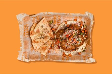 Хумус с фалафелем