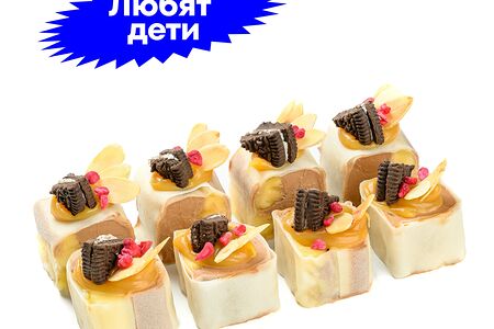 Сладкий ролл нутелла банан