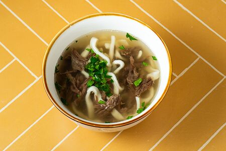 Суп с домашней лапшой