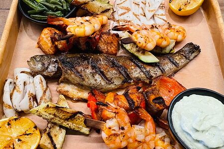 Рыба и морепродукты на компанию