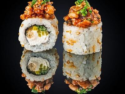 Тартар с копченым угрем