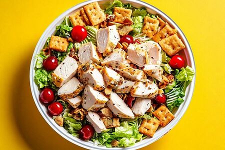 Цезарь с курицей