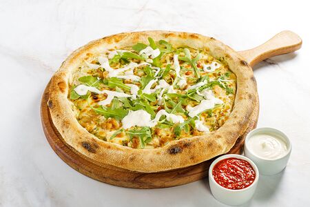 Пицца Морская с креветками 