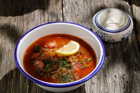 Мясная солянка