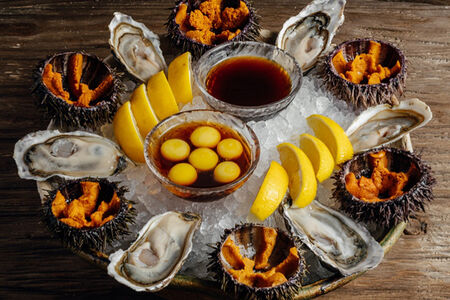 Плато ежи/устрицы