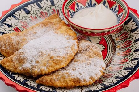 Чебуреки с вишней