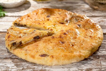 Пирог Сыр и грибы 