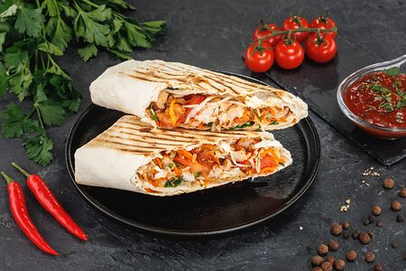 Шаурма со свининой мини