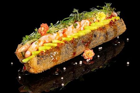 Хот догроллс с креветкой