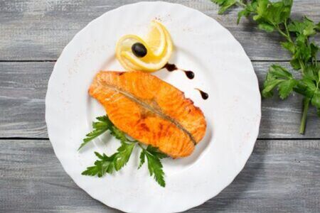 Стейк лосося