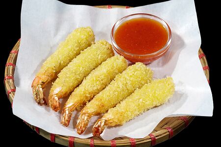 Креветки в кляре Том чиен су