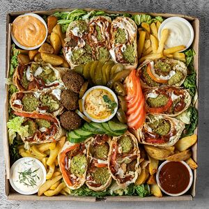 Большой сет с фалафелем вегетарианский