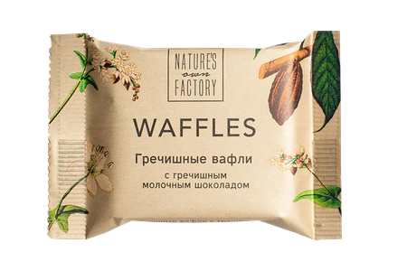 Гречишная вафля с молочным шоколадом