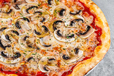 Пицца с шампиньонами