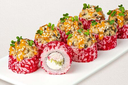 Шеф-ролл с угрем