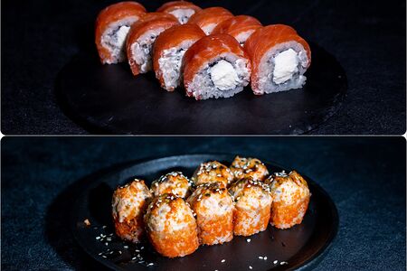 Дабл с лососем 