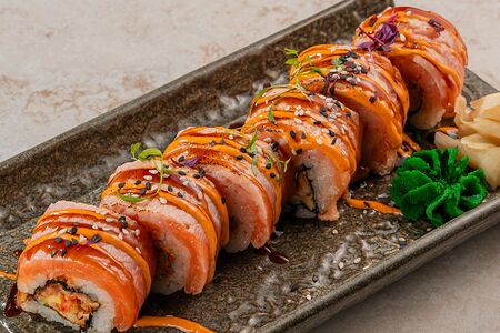 Филадельфия гриль с угрем спайси