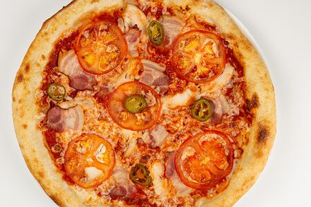 Куриная с беконом и томатами