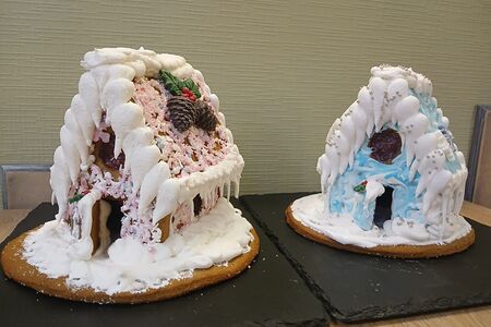 Пряничный новогодний домик в ассортименте