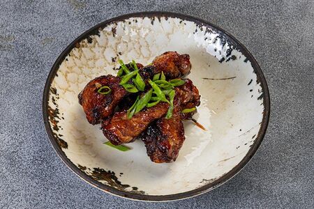 Крылышки BBQ с соусом сладкий чили