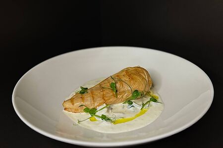 Грудка куриная с сыром и шпинатом