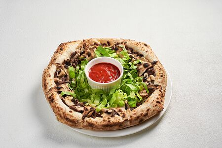 Говядина, цыпленок, шампиньоны