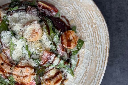 Руккола с креветками