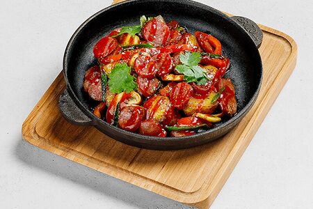 Скоблянка по-баварски в остром соусе