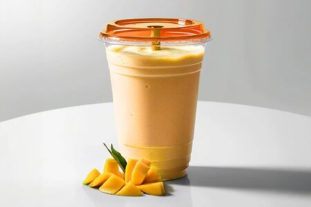 Молочный коктейль Манго с тапиокой или джус-боллами