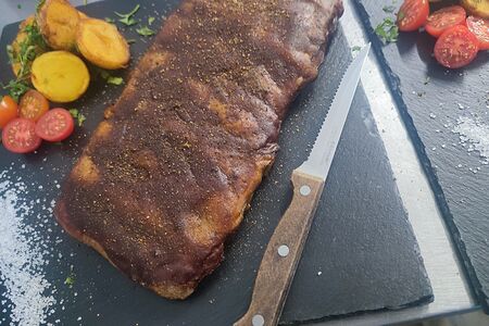 Свиные ребрышки BBQ