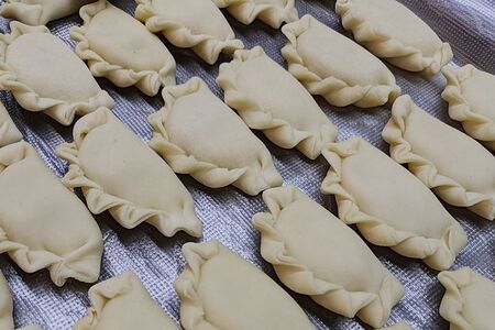 Вареники с картофелем (полуфабрикат)