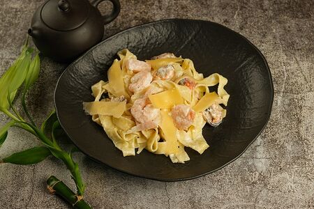 Паста с креветками