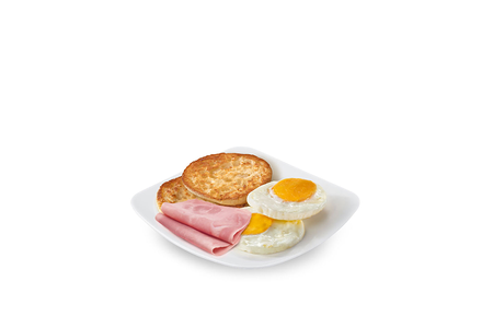 Яичница с ветчиной