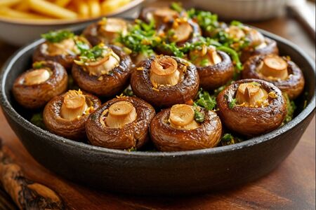 Запеченные шампиньоны