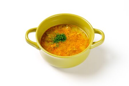 Суп Фрикасэлка с куриными фрикадельками