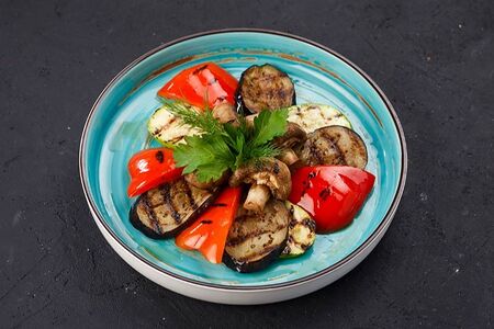 Шампиньоны гриль