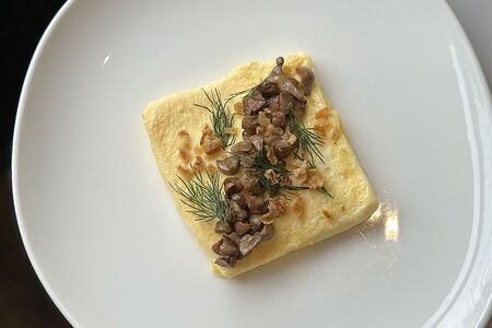 Омлет с грибами