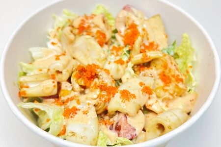 Салат с Креветкой и Кальмаром