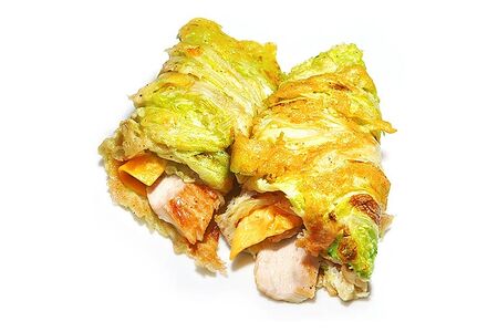 Голубцы овощные с курицей