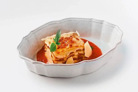 Лазанья с рагу из говядины