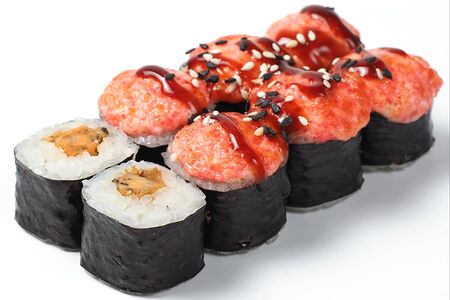 Запеченный Мидии-маки