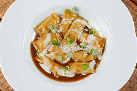 Равиоли с уткой